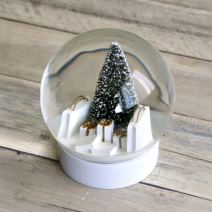 クリスマス ツリー スノードーム