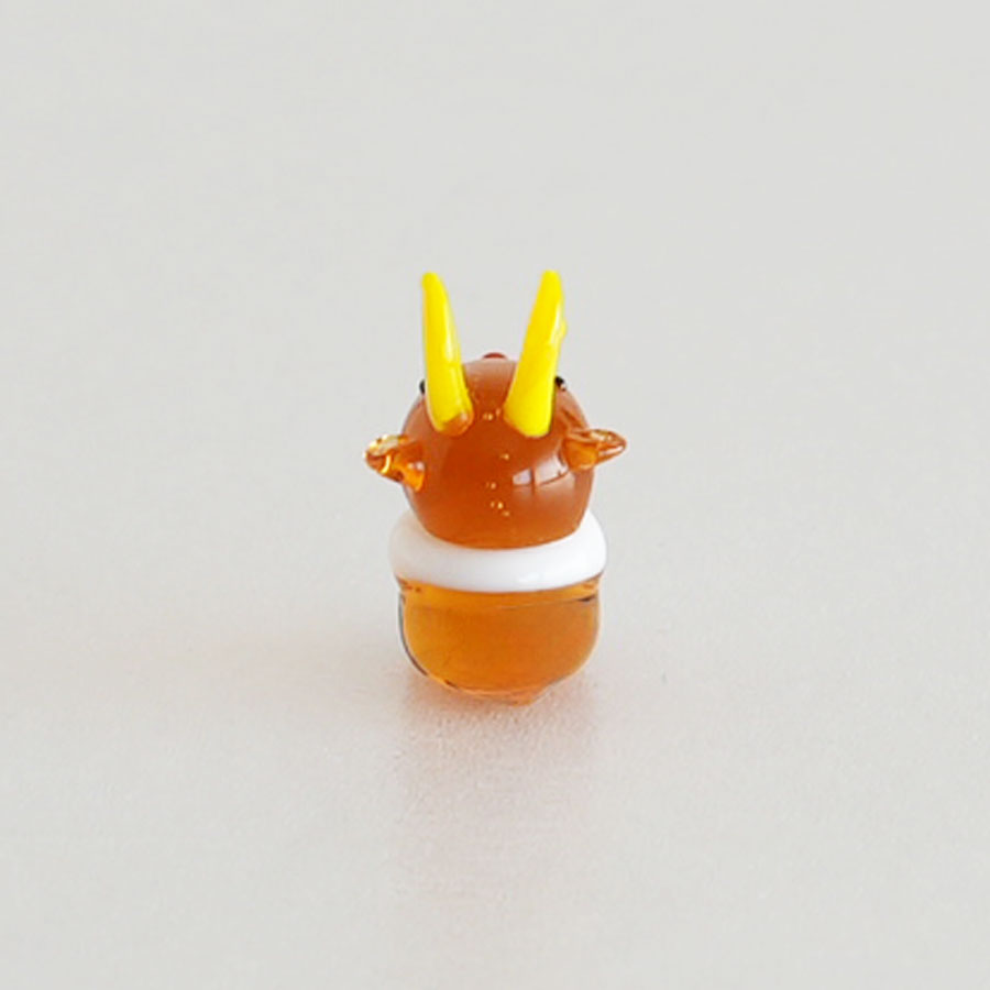 トナカイ　クリスマスデコレーション　かわいい　ガラス細工　手作り　ミニチュア　