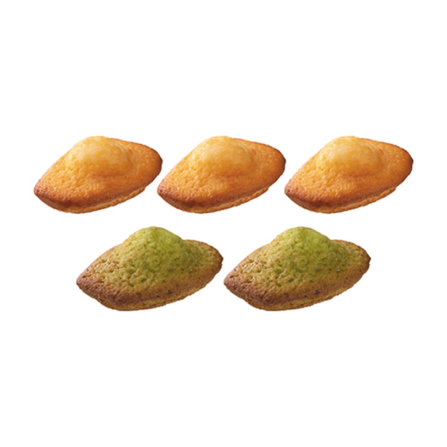 レモンマドレーヌとピスタチオマドレーヌ　マドレーヌ５個セット　おいしいお菓子　焼き菓子マドレーヌ