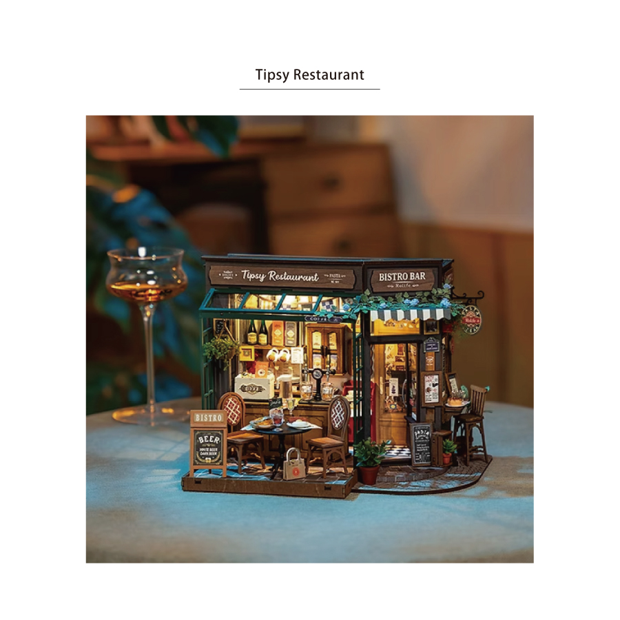 Rolife ROBOTIME ウッドパズル　手作り　DIY 大人のトイ　癒しの時間　組み立てる　キット　工作　電気　ライト　LED 手作りキット　