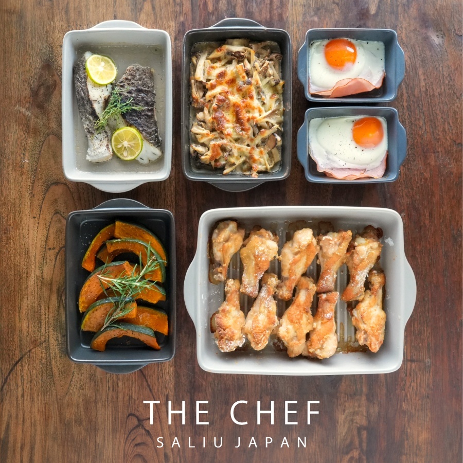 The chef ザシェフ　LOLO 　美濃焼　キッチンツール　耐熱陶器　直火もオーブンも　SALIU