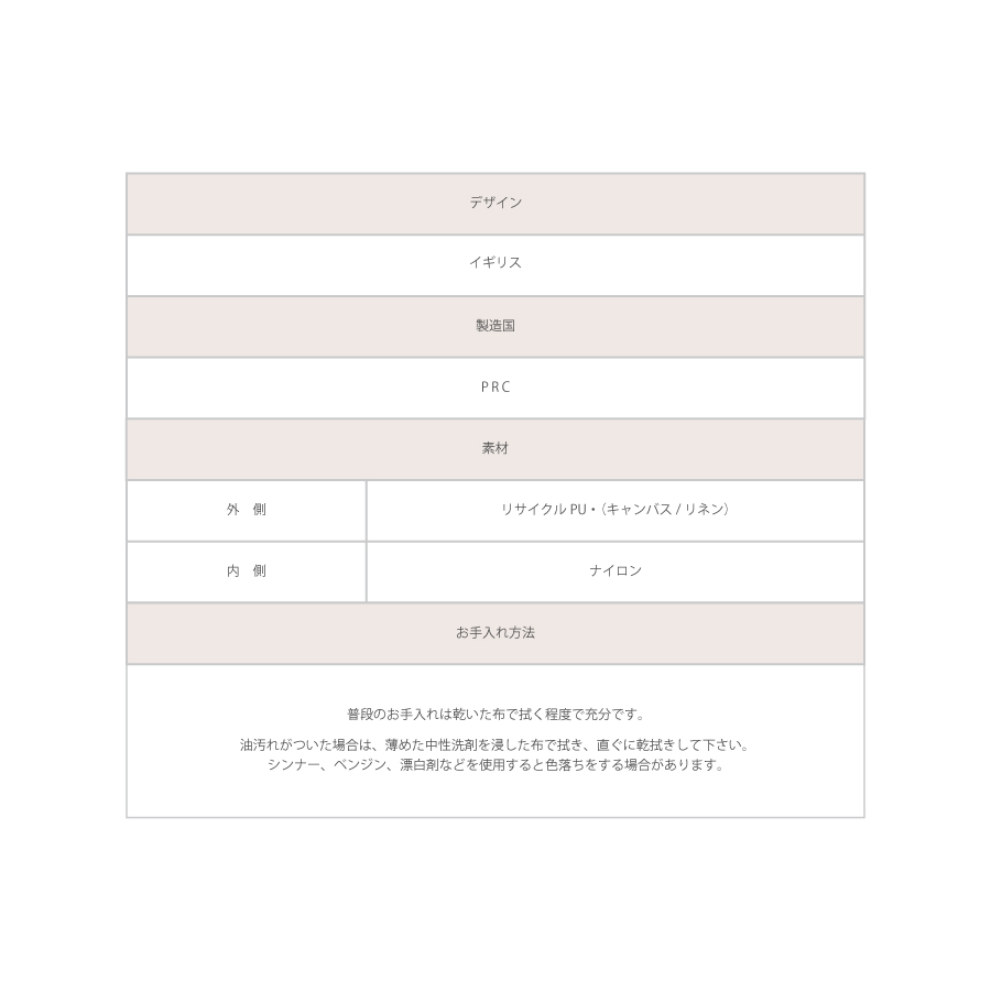STACKERSリネンドクターズスタイルウォッシュバッグの詳細